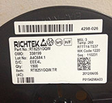 RT8251GQW 5A 24 v 570kHz 降压转换器