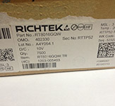 RT8016GQW 1.5 mhz,1A高效率PWM降压直流/直流转换器